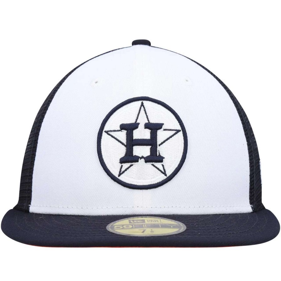 Team * | Men'S Houston Astros New Era White/Navy 2023 On-Field Batting Practice 59Fifty Fitted Hat