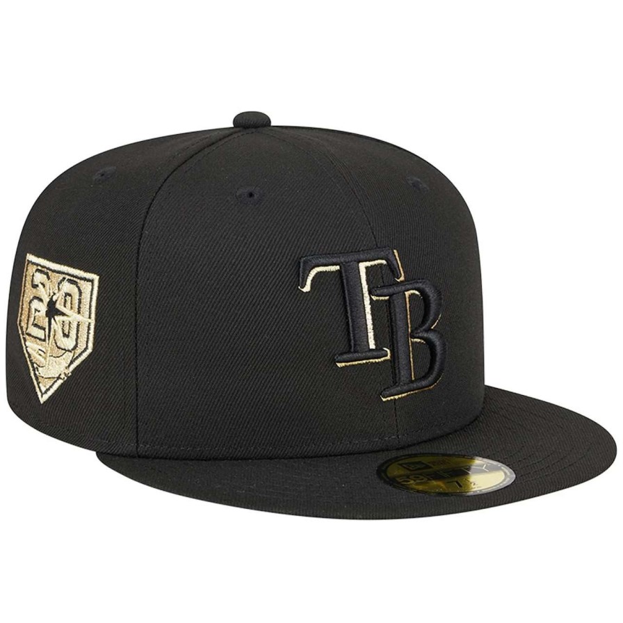 Team * | Men'S Tampa Bay Rays New Era Black 2023 59Fifty Day Fitted Hat