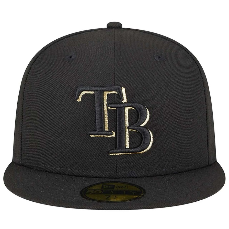 Team * | Men'S Tampa Bay Rays New Era Black 2023 59Fifty Day Fitted Hat