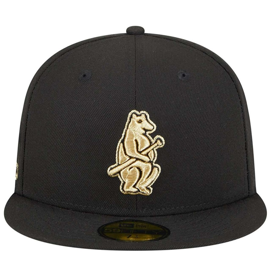 Team * | Men'S Chicago Cubs New Era Black 2023 59Fifty Day Fitted Hat