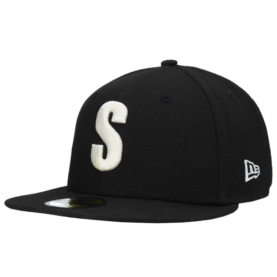 Team * | Men'S Seattle Mariners New Era Black Cooperstown Collection Turn Back The Clock Steelheads 59Fifty Fitted Hat