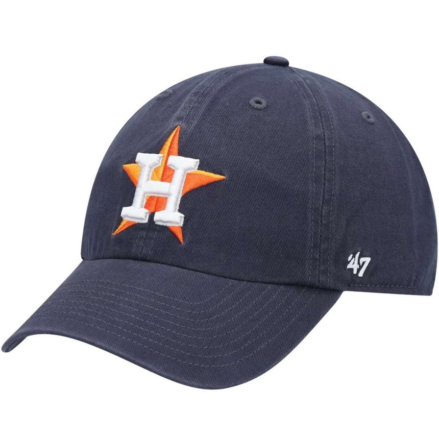 Team * | Men'S Houston Astros '47 Navy Heritage Clean Up Adjustable Hat