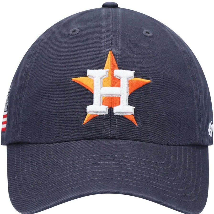 Team * | Men'S Houston Astros '47 Navy Heritage Clean Up Adjustable Hat