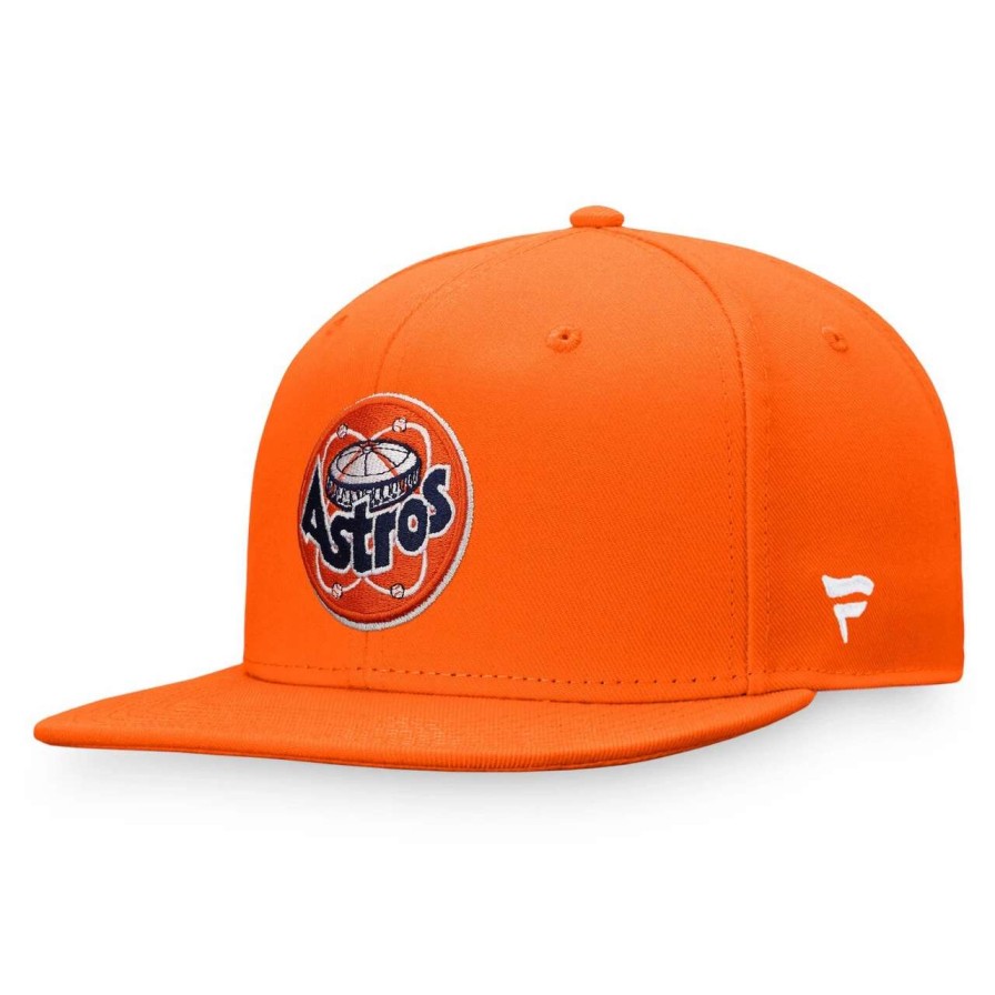 Team * | Men'S Houston Astros Fanatics Branded Orange Cooperstown Collection Core Snapback Hat