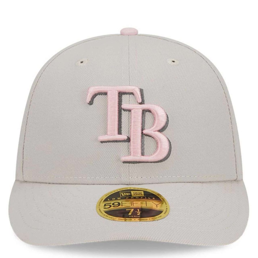 Team * | Men'S Tampa Bay Rays New Era Khaki 2023 Mother'S Day Low Profile 59Fifty Fitted Hat