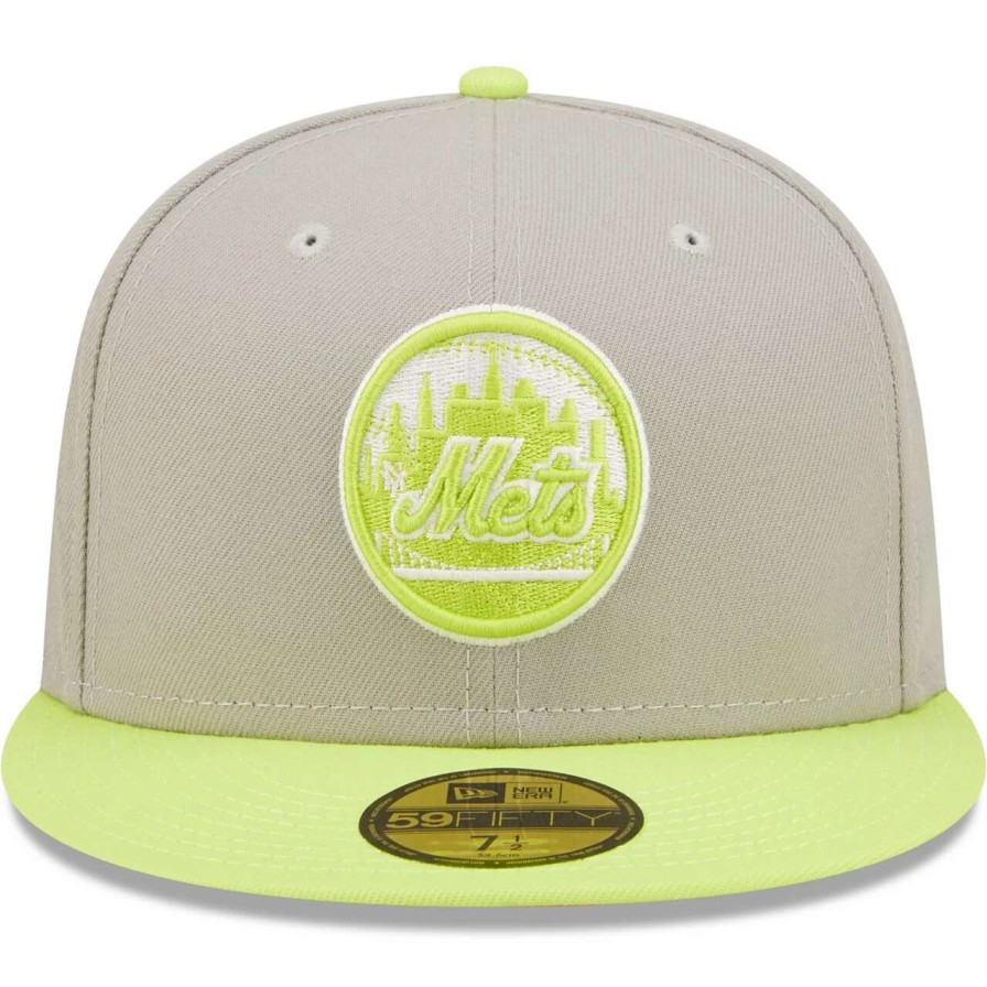 Team * | Men'S New York Mets New Era Gray/Green 1969 World Series Cyber 59Fifty Fitted Hat