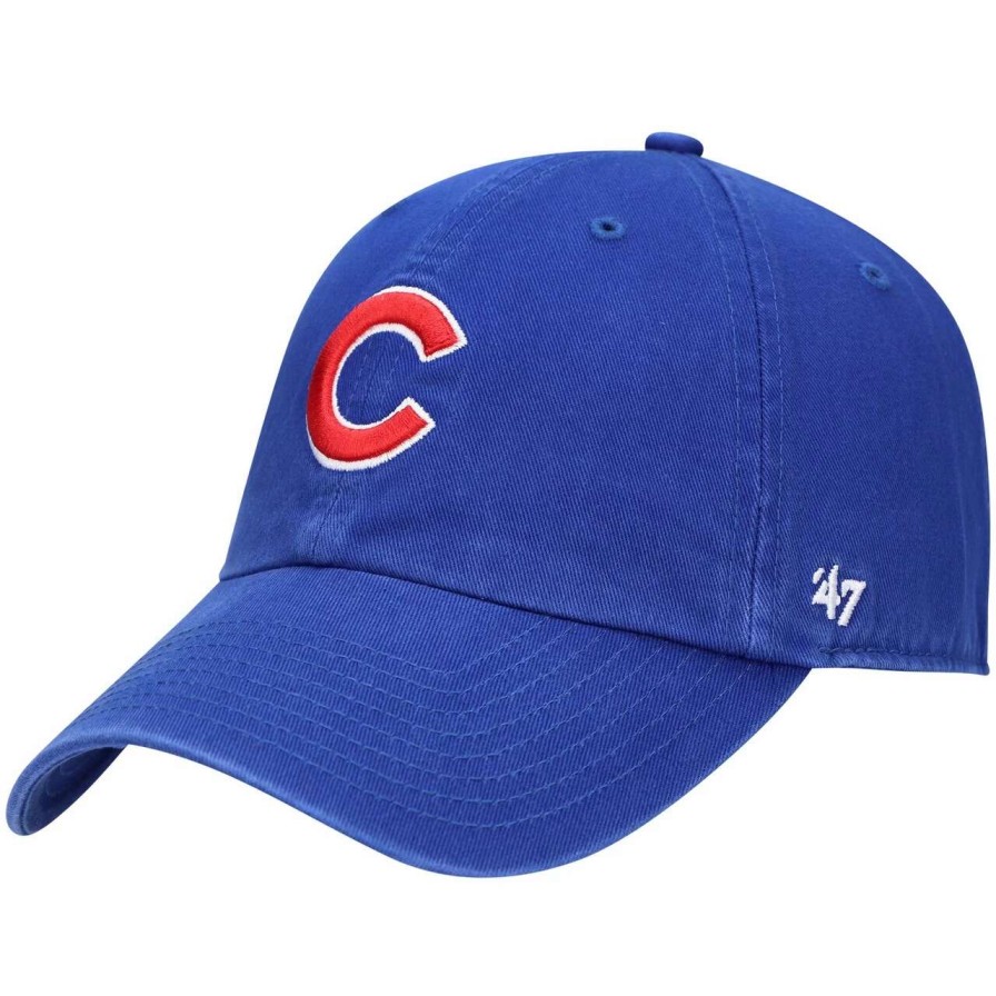 Team * | Men'S Chicago Cubs '47 Royal Heritage Clean Up Adjustable Hat