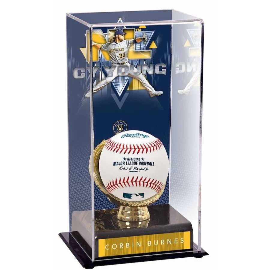 Collectibles & Memorabilia * | Milwaukee Brewers Corbin Burnes Fanatics Authentic 2021 Nl Cy Young Award Display Case With Image