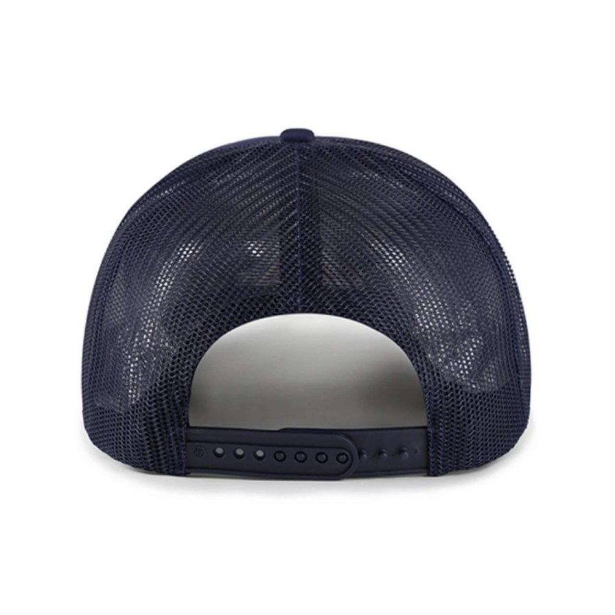 Team * | Men'S Houston Astros '47 Navy Foamo Trucker Snapback Hat