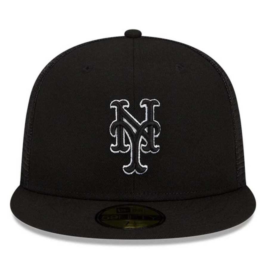 Team * | Men'S New York Mets New Era Black 2023 Batting Practice 59Fifty Fitted Hat