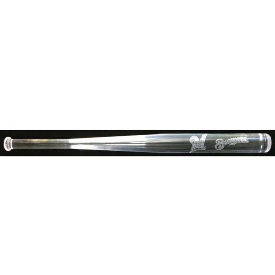 Collectibles & Memorabilia * | Milwaukee Brewers 34 Acrylic Engraved Bat