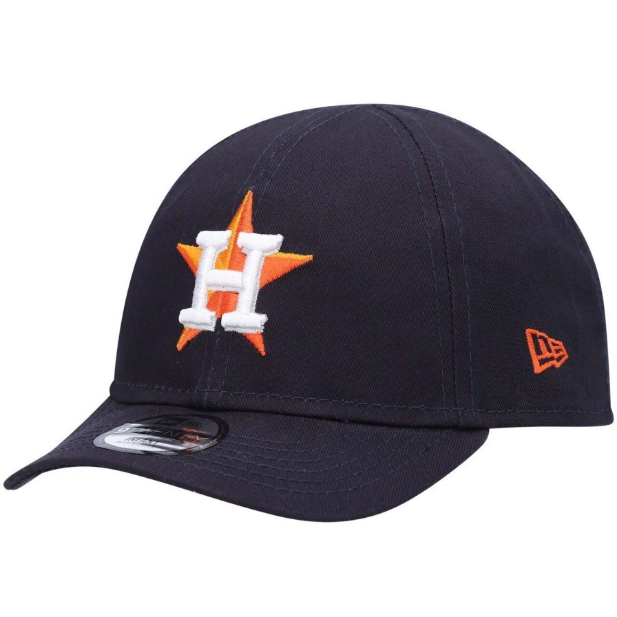 Team * | Newborn & Infant Houston Astros New Era Navy My First 9Twenty Stretch Fit Hat