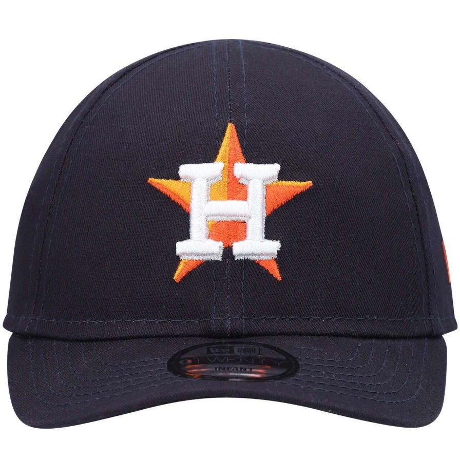 Team * | Newborn & Infant Houston Astros New Era Navy My First 9Twenty Stretch Fit Hat