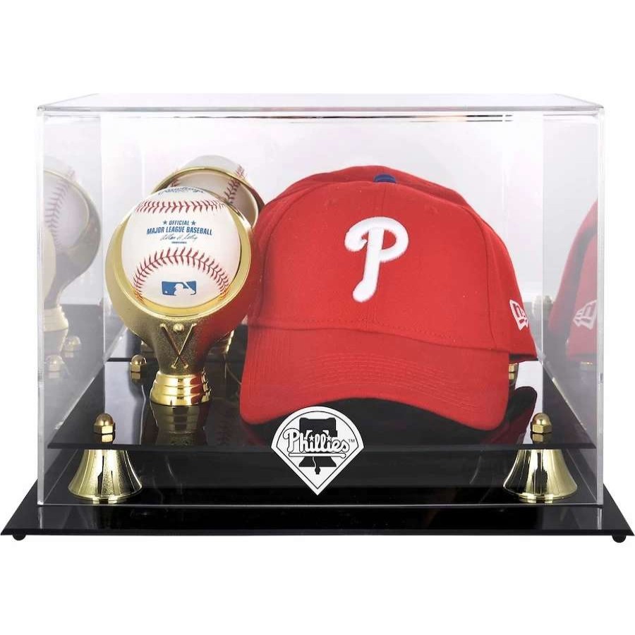 Collectibles & Memorabilia * | Philadelphia Phillies Fanatics Authentic Acrylic Cap And Baseball Logo Display Case