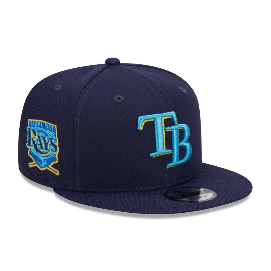 Team * | Men'S Tampa Bay Rays New Era Navy 2023 Mlb Father'S Day 9Fifty Snapback Hat