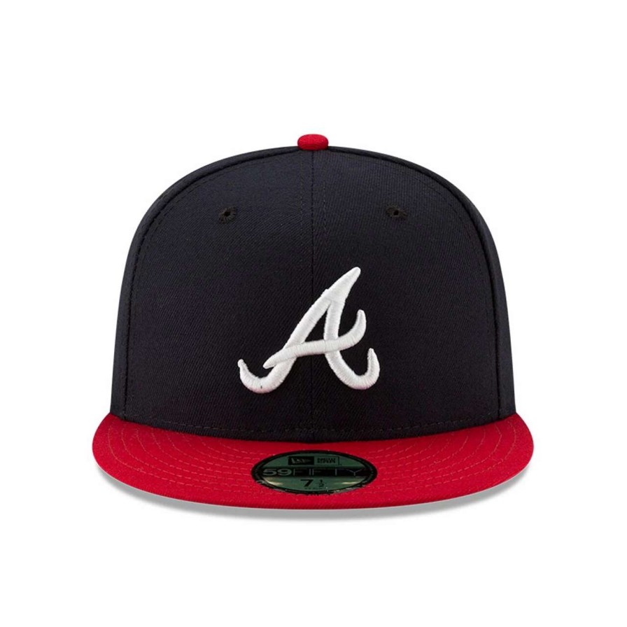 Team * | Men'S Atlanta Braves New Era Navy/Red 2023 Jackie Robinson Day 59Fifty Fitted Hat