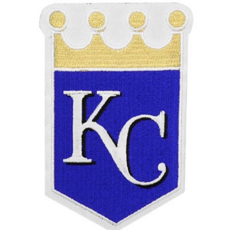 Collectibles & Memorabilia * | Kansas City Royals Embroidered Team Logo Collectible Patch