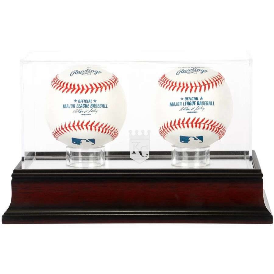 Collectibles & Memorabilia * | Kansas City Royals Fanatics Authentic Mahogany 2-Baseball Display Case