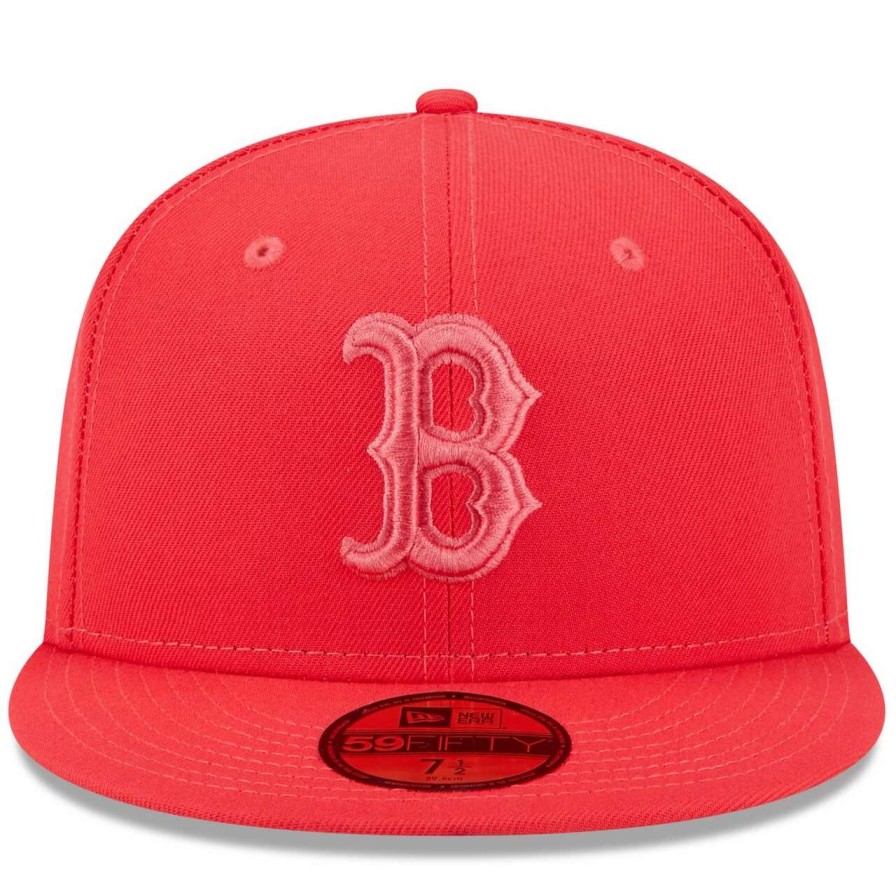 Team * | Men'S Boston Red Sox New Era Red 2023 Spring Color Basic 59Fifty Fitted Hat