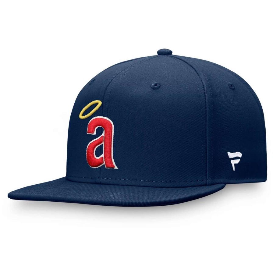 Team * | Men'S Los Angeles Angels Fanatics Branded Navy Cooperstown Collection Core Snapback Hat