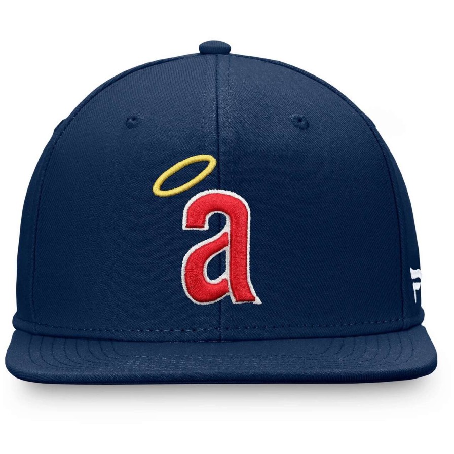 Team * | Men'S Los Angeles Angels Fanatics Branded Navy Cooperstown Collection Core Snapback Hat