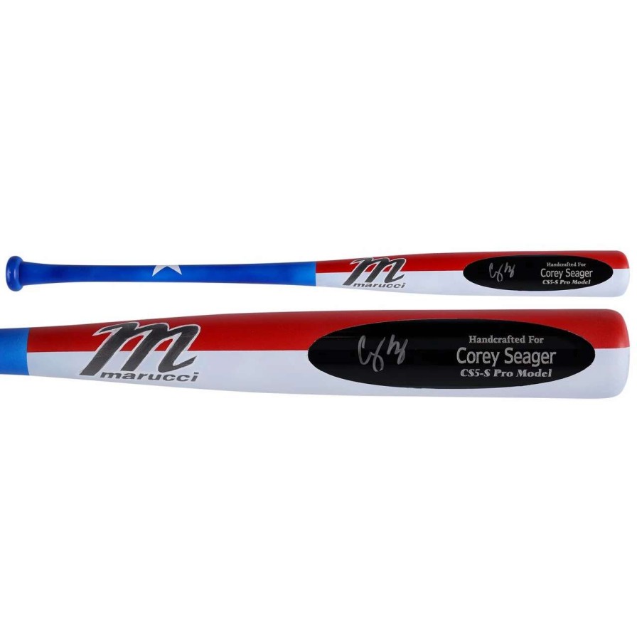 Collectibles & Memorabilia * | Corey Seager Texas Rangers Autographed Fanatics Authentic Bat Hand Painted By Artist Stadium Custom Kicks Limited Edition 1 Of 1