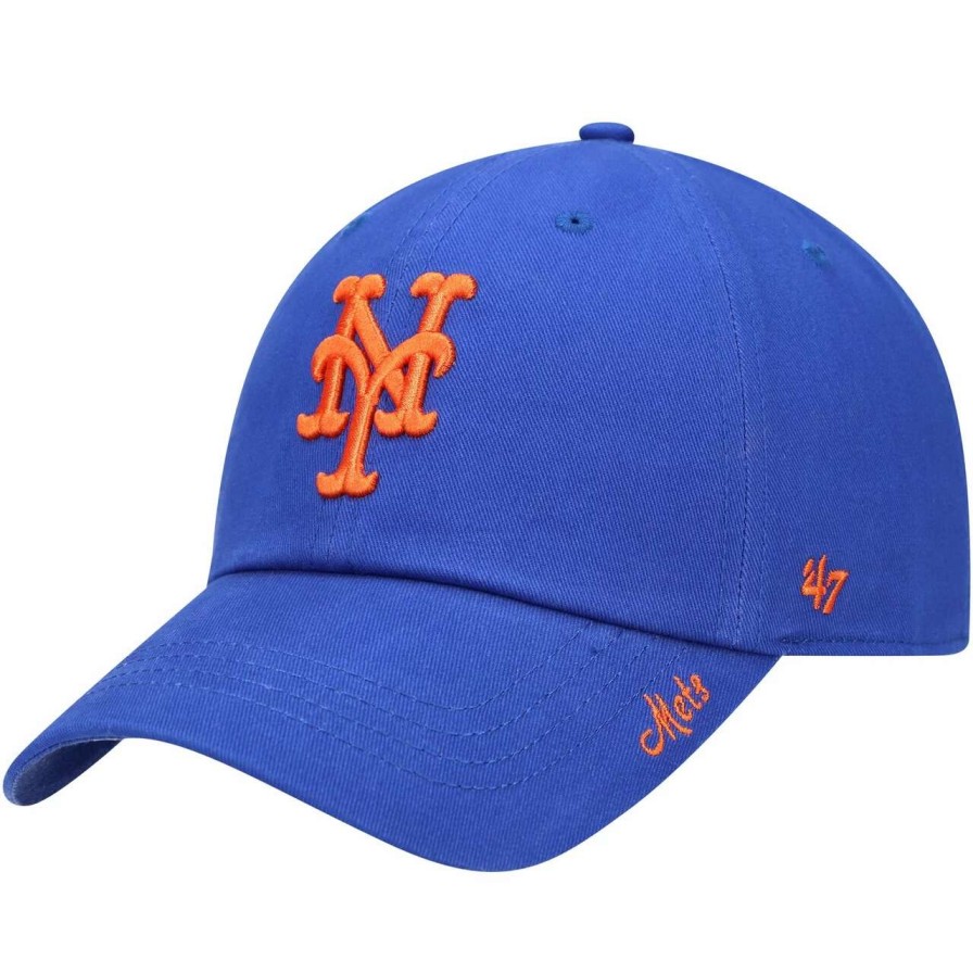 Team * | Women'S New York Mets '47 Royal Team Miata Clean Up Adjustable Hat