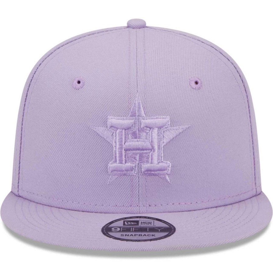 Team * | Men'S Houston Astros New Era Lavender Spring Color Basic 9Fifty Snapback Hat