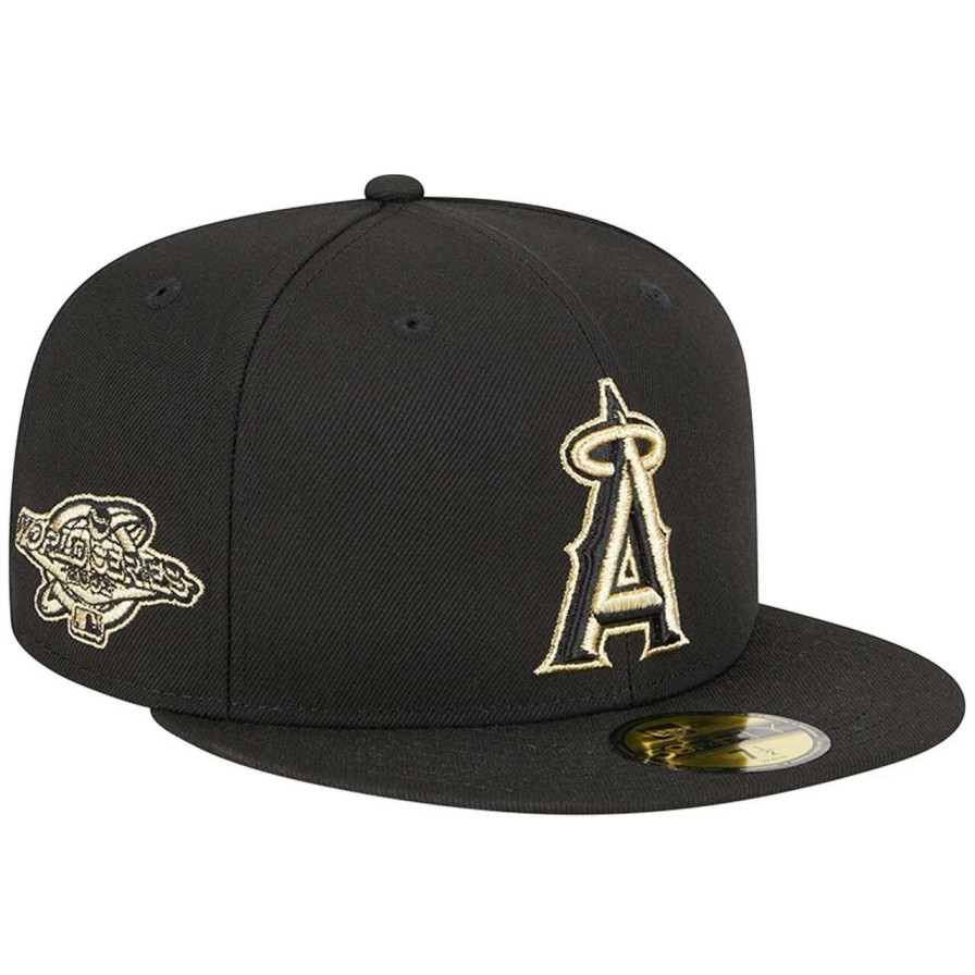 Team * | Men'S Los Angeles Angels New Era Black 2023 59Fifty Day Fitted Hat