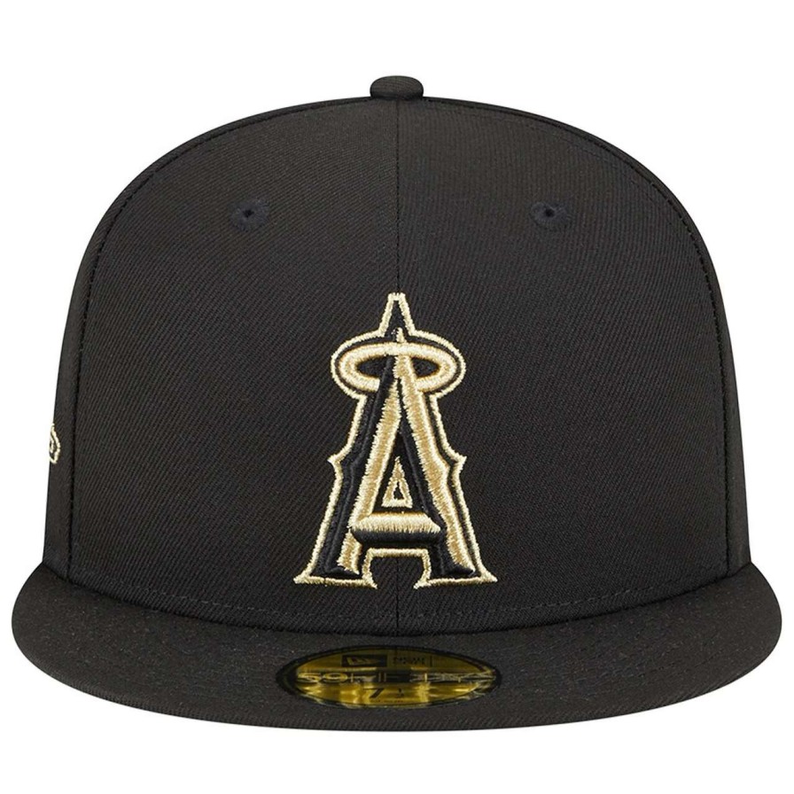 Team * | Men'S Los Angeles Angels New Era Black 2023 59Fifty Day Fitted Hat