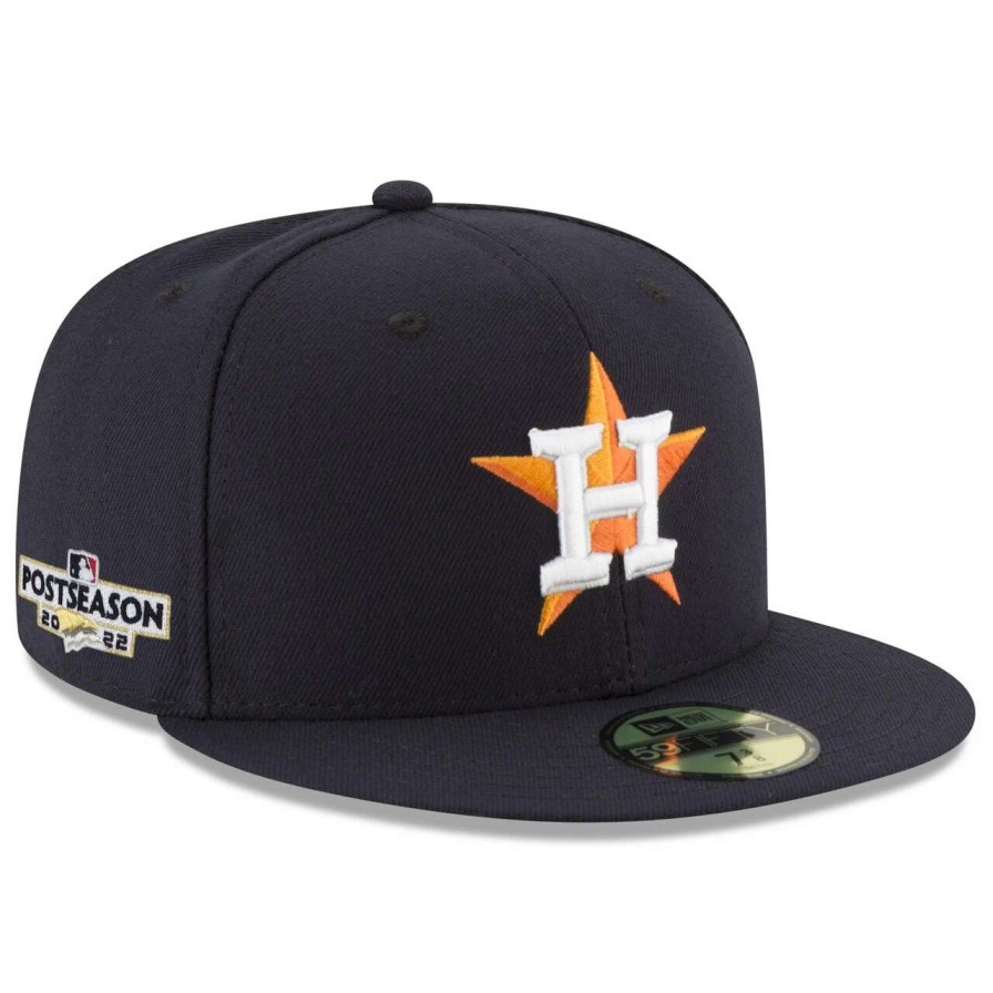 Team * | Men'S Houston Astros New Era Navy 2022 Postseason Game Side Patch 59Fifty Fitted Hat