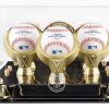 Collectibles & Memorabilia * | Milwaukee Brewers Fanatics Authentic Golden Classic Three Baseball 2020-Present Logo Display Case