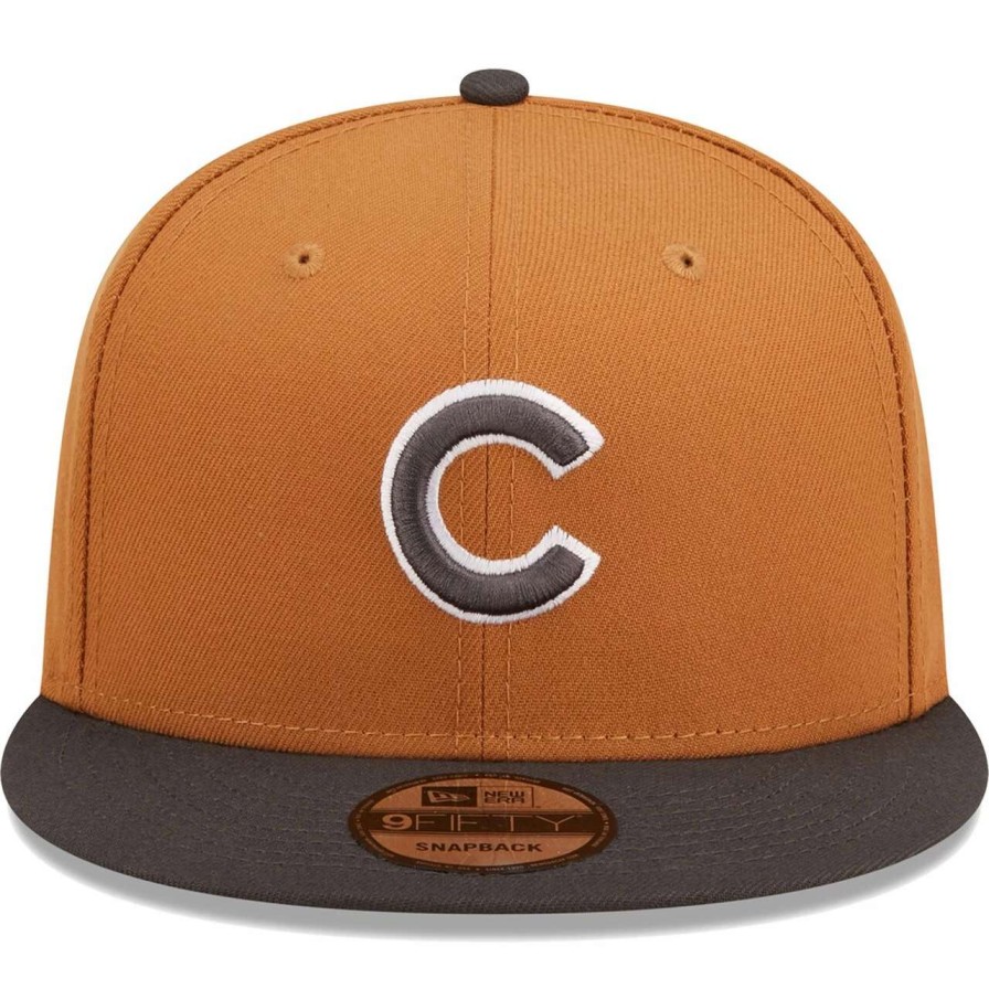 Team * | Men'S Chicago Cubs New Era Bronze/Charcoal Color Pack Two-Tone 9Fifty Snapback Hat