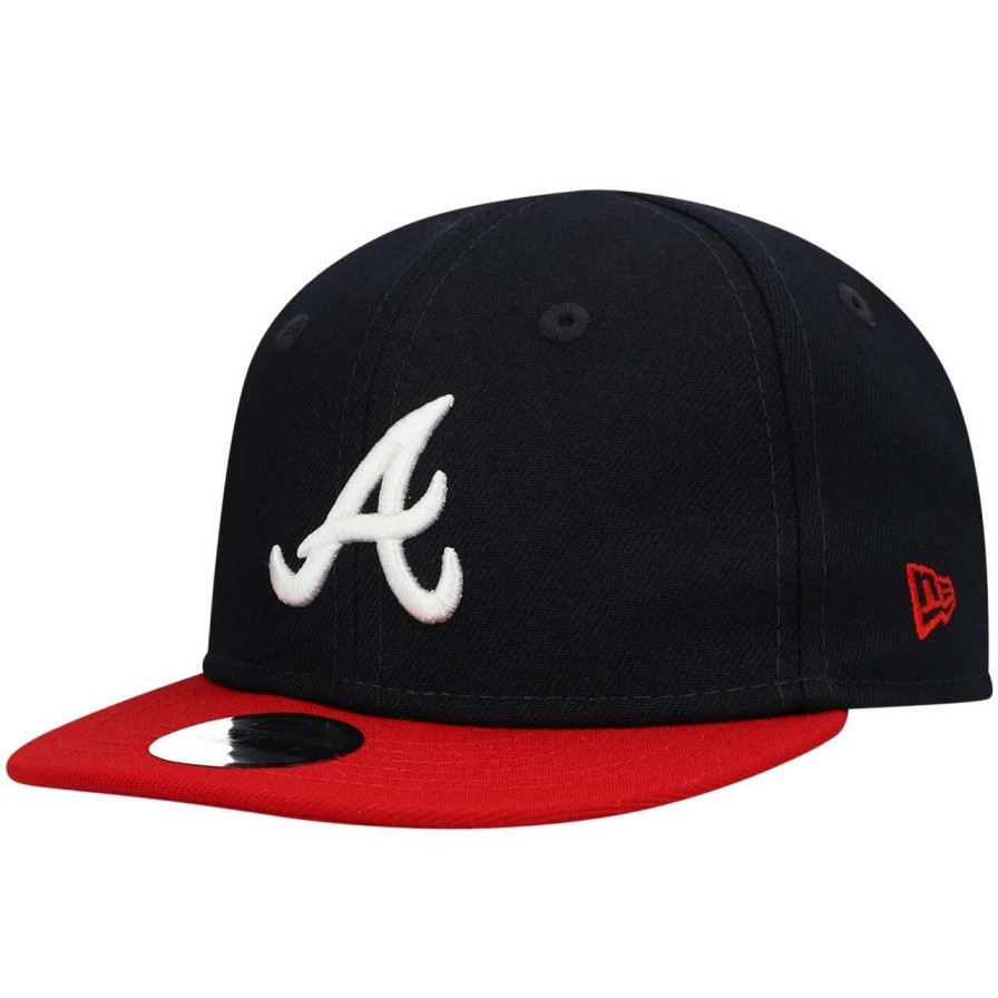 Team * | Infant Atlanta Braves New Era Navy My First 9Fifty Hat