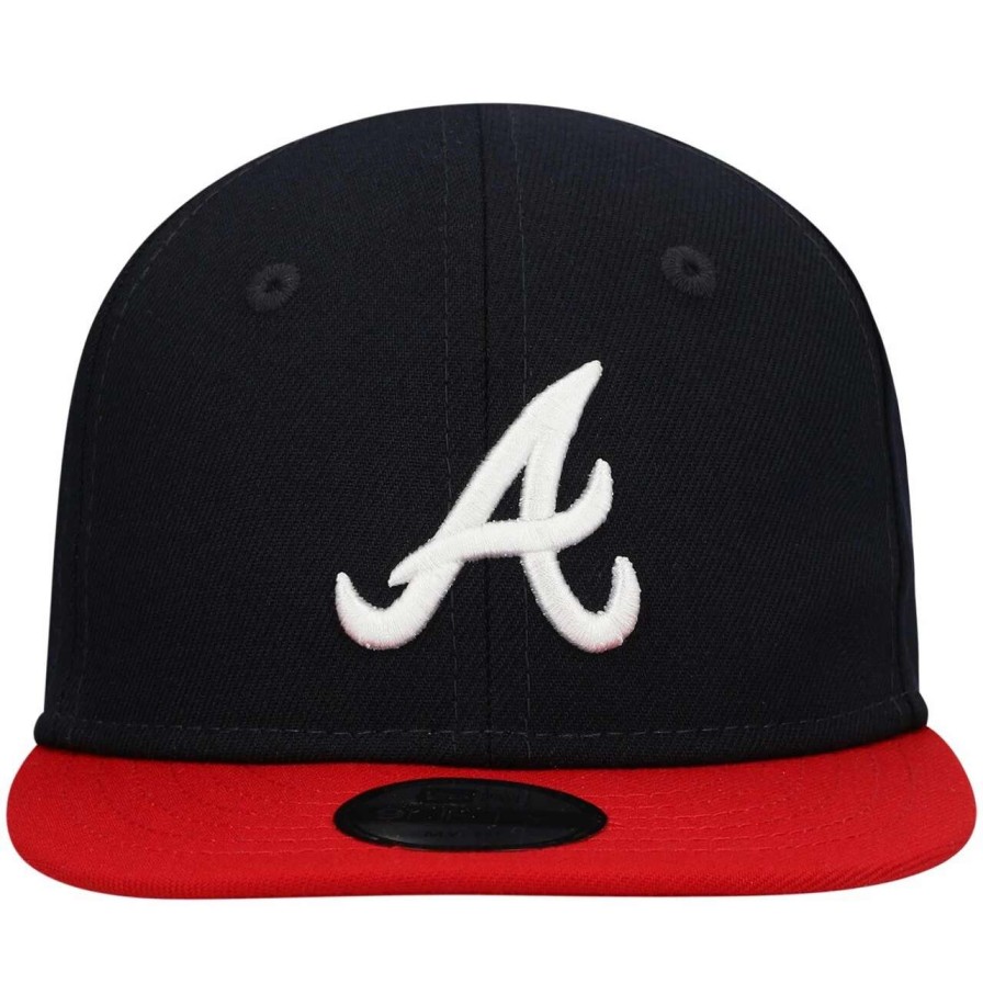 Team * | Infant Atlanta Braves New Era Navy My First 9Fifty Hat