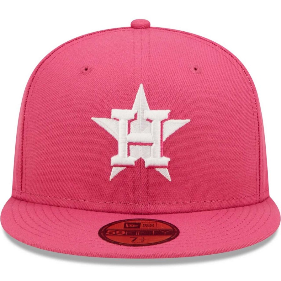 Team * | Men'S Houston Astros New Era Beetroot Logo 59Fifty Fitted Hat