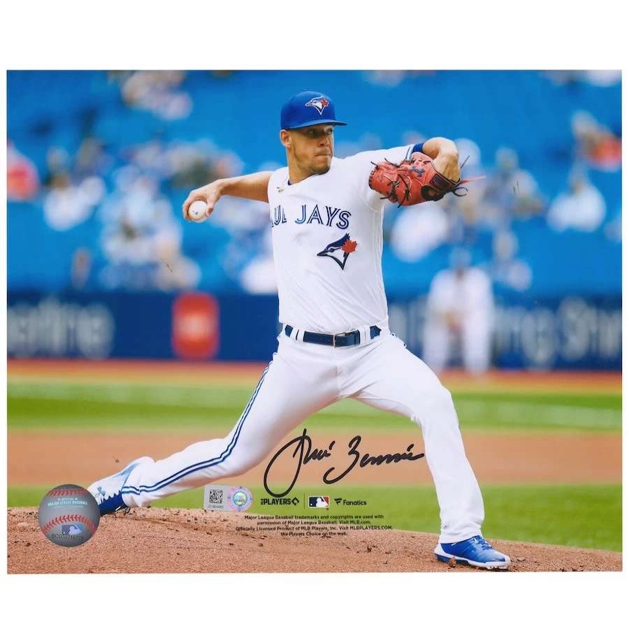 Collectibles & Memorabilia * | Autographed Toronto Blue Jays Jose Berrios Fanatics Authentic 8 X 10 Pitching Photograph