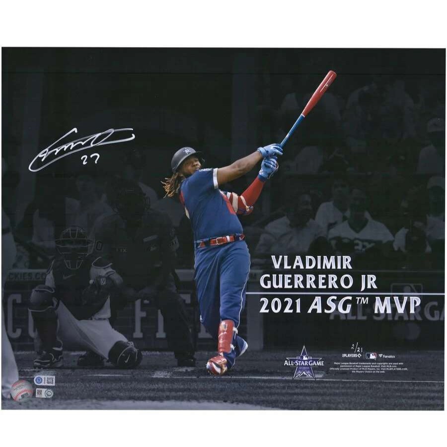 Collectibles & Memorabilia * | Autographed Toronto Blue Jays Vladimir Guerrero Fanatics Authentic 16" X 20" 2021 All-Star Game Collage Photograph Limited Edition Of 21