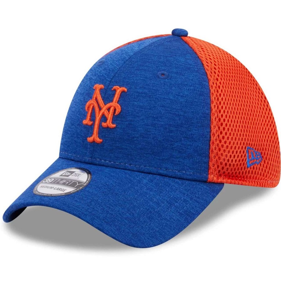 Team * | Men'S New York Mets New Era Royal Shadow Neo 39Thirty Flex Hat