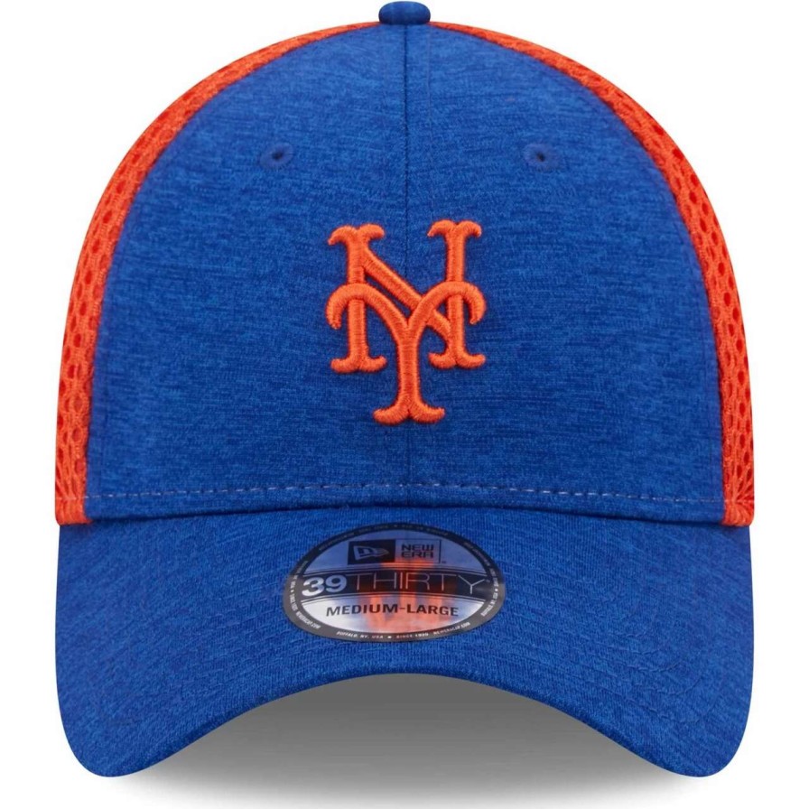 Team * | Men'S New York Mets New Era Royal Shadow Neo 39Thirty Flex Hat