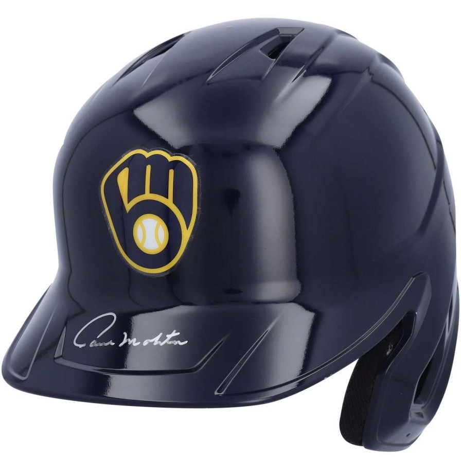 Collectibles & Memorabilia * | Autographed Milwaukee Brewers Paul Molitor Fanatics Authentic Rawlings Mach Pro Replica Batting Helmet