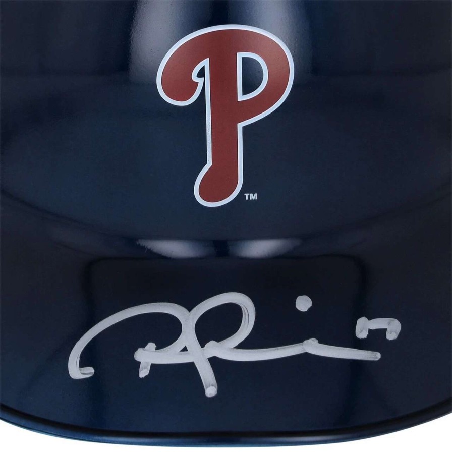 Collectibles & Memorabilia * | Rhys Hoskins Philadelphia Phillies Fanatics Authentic Autographed Alternate Chrome Mini Batting Helmet Fanatics Exclusive