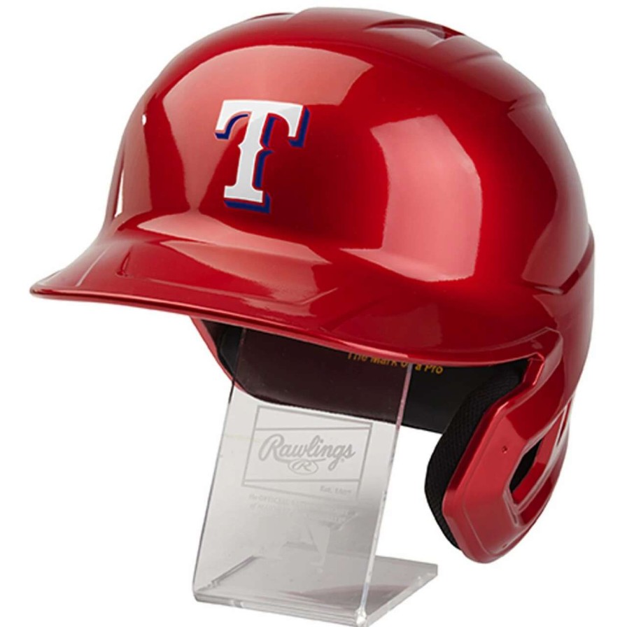 Collectibles & Memorabilia * | Texas Rangers Fanatics Exclusive Chrome Alternate Rawlings Replica Batting Helmet