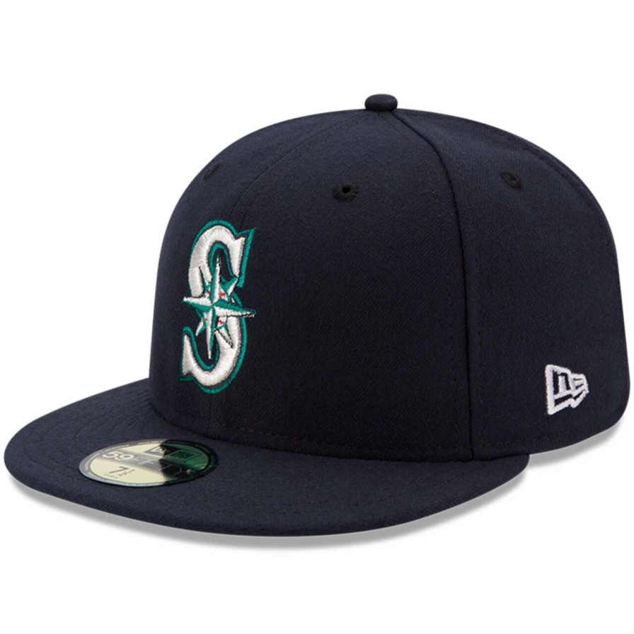 Team * | Men'S Seattle Mariners New Era Navy Authentic Collection On Field 59Fifty Fitted Hat