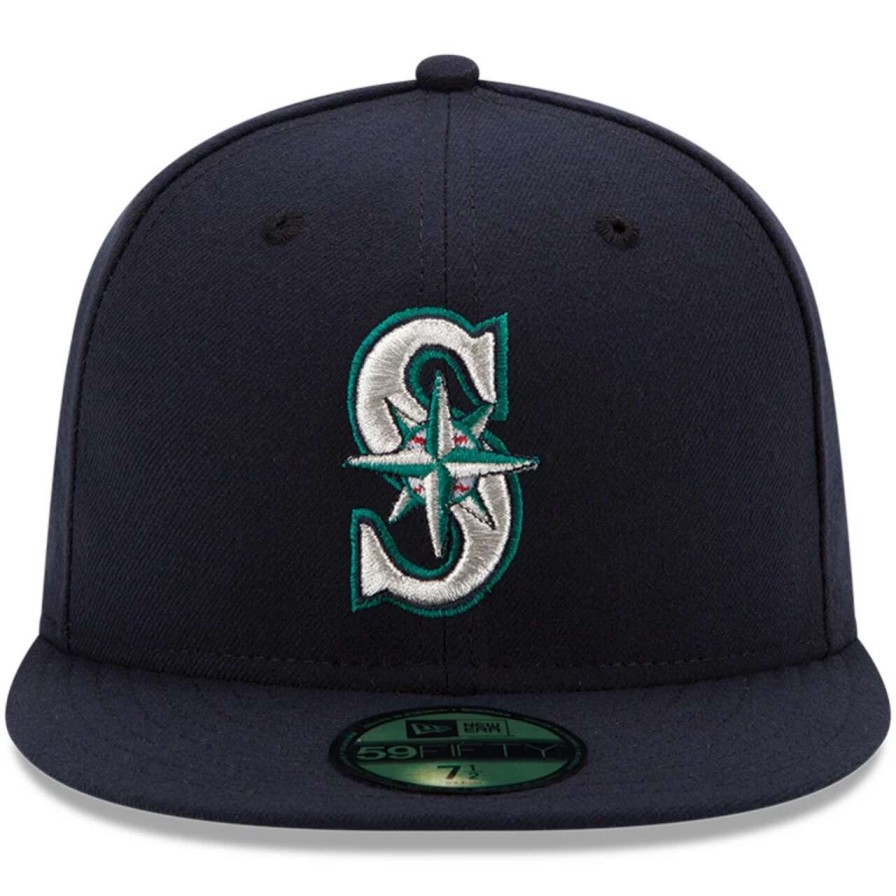 Team * | Men'S Seattle Mariners New Era Navy Authentic Collection On Field 59Fifty Fitted Hat