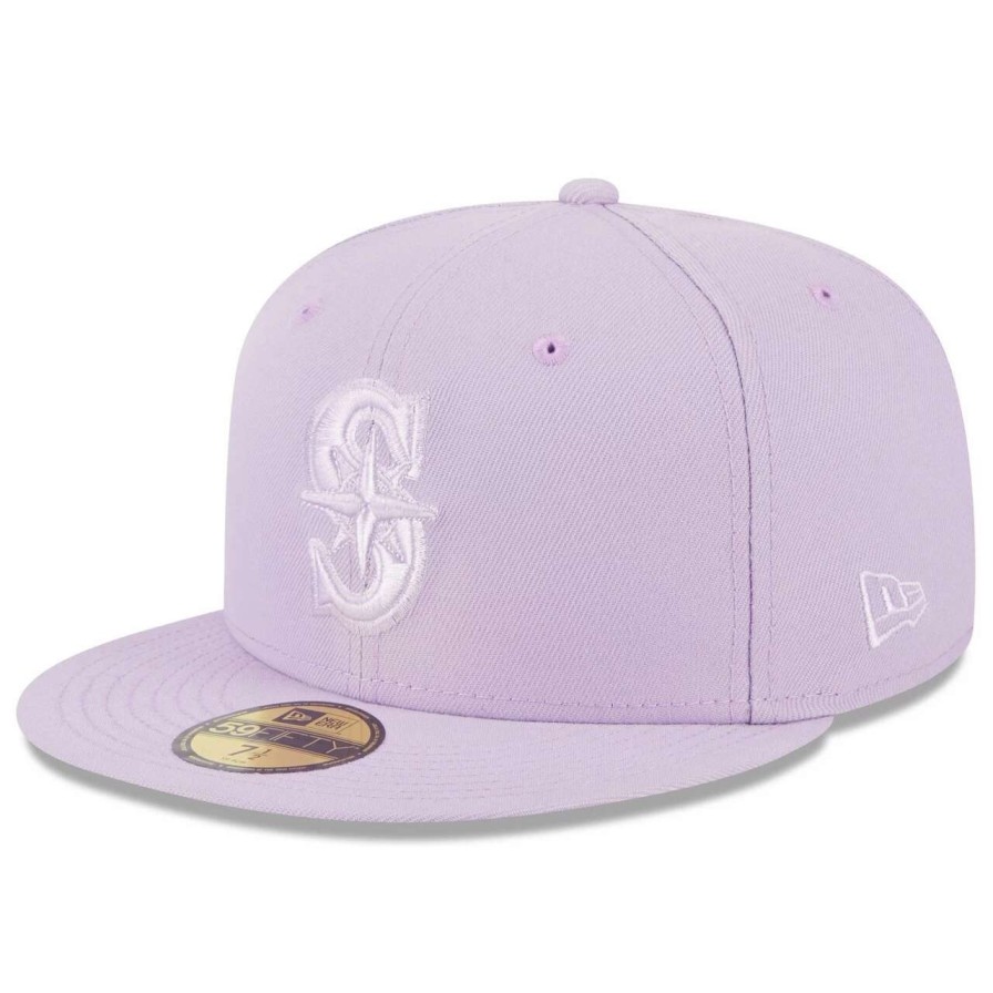 Team * | Men'S Seattle Mariners New Era Lavender 2023 Spring Color Basic 59Fifty Fitted Hat