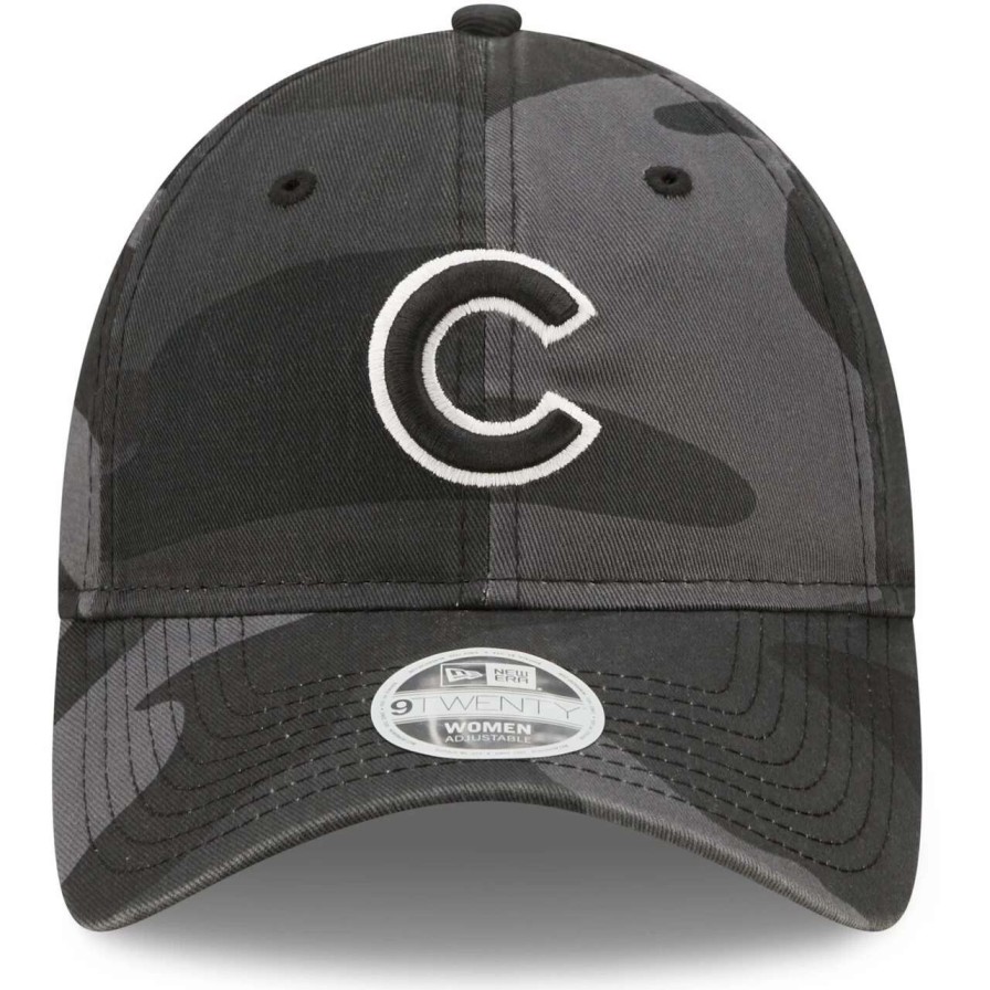 Team * | Women'S Chicago Cubs New Era Graphite Midnight Camo Core Classic 9Twenty Adjustable Hat