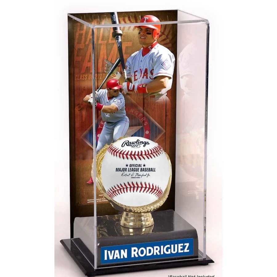 Collectibles & Memorabilia * | Texas Rangers Ivan Rodriguez Fanatics Authentic Hall Of Fame Sublimated Display Case With Image