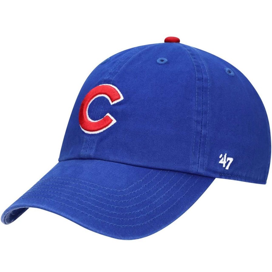 Team * | Youth Chicago Cubs '47 Royal Team Logo Clean Up Adjustable Hat