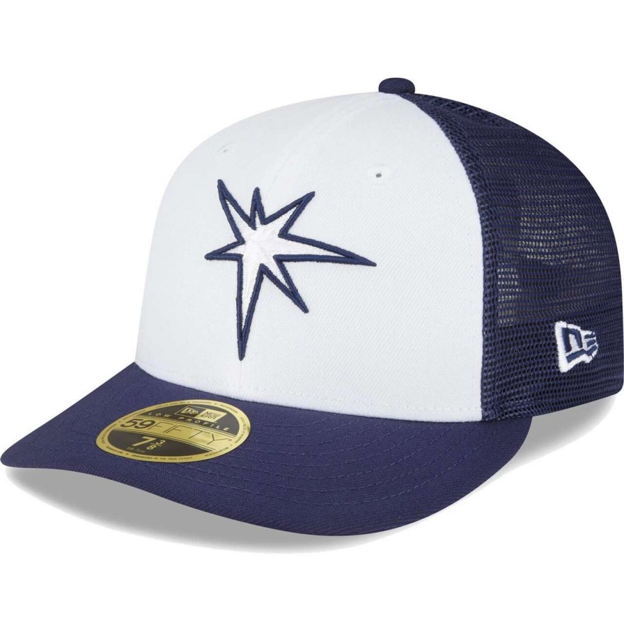 Team * | Men'S Tampa Bay Rays New Era Navy/White 2023 On-Field Batting Practice Low Profile 59Fifty Fitted Hat